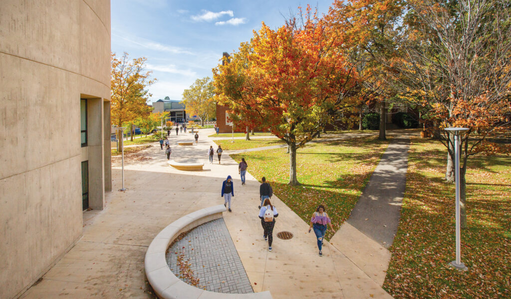 SUNY Fredonia Campus in the Fall